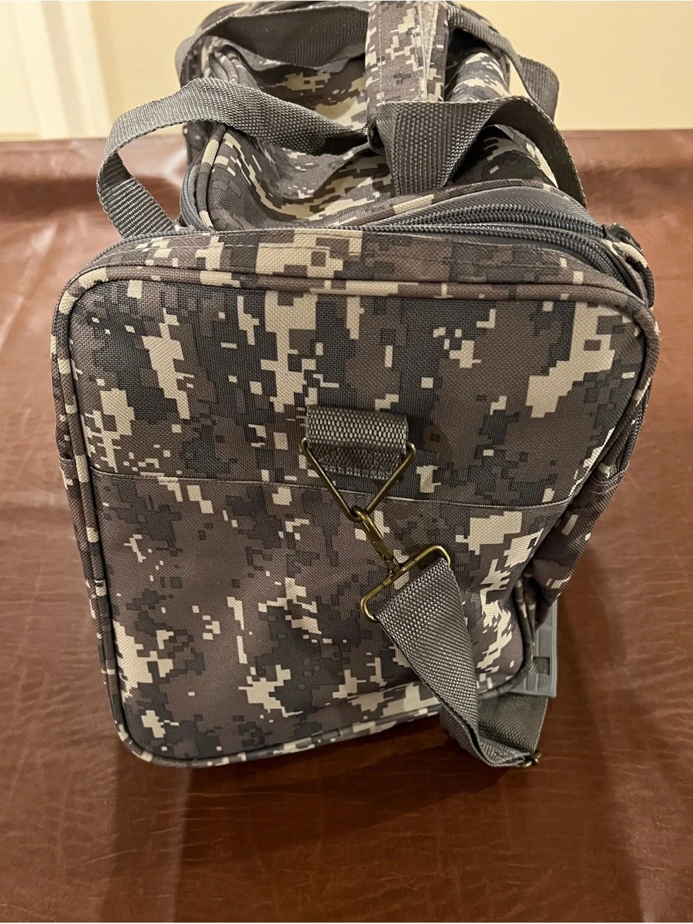 NRA Camo Duffle Travel Bag - 20” x 12” x 9”